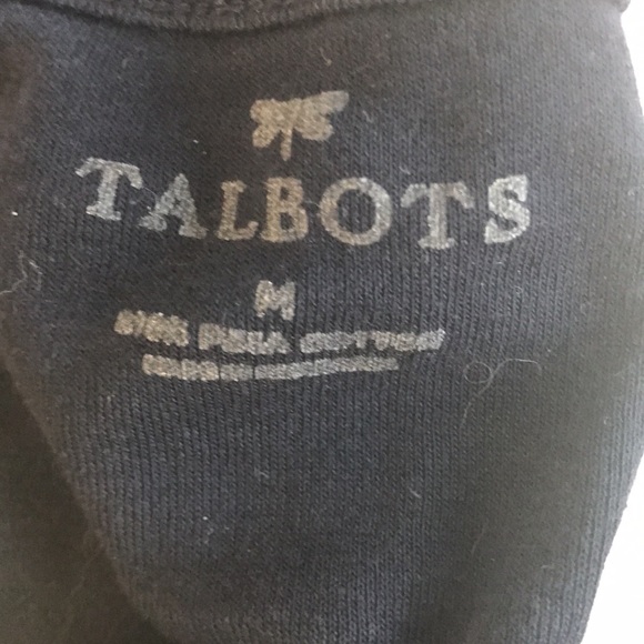 Talbots navy M top; like new - Picture 2 of 4